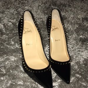 Christian Louboutin, Anjalina Brack patent spike.